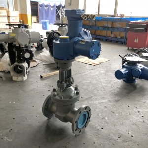 礦用電動閥門MKZ941H-40 DN150防爆（礦山、冶